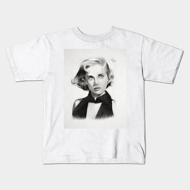 Lizabeth Scott, the most beautiful face of noir Kids T-Shirt by micheleamadesi